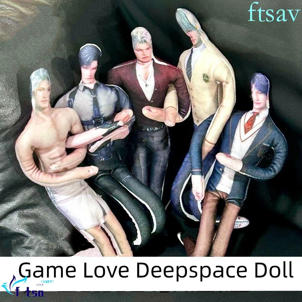 SWIFTSAVER เกม Love Deepspace ตุ๊กตา, รูปยืดหยุ่น Twistable Shape Xavier Zayne ตุ๊กตา, เกมอุปกรณ์ต่อพ่วงเคลื่อนย้ายได้ลวดในตัวบทคัดย่อ Joint ตุ๊กตาเกม Love ของเล่น Photo Props