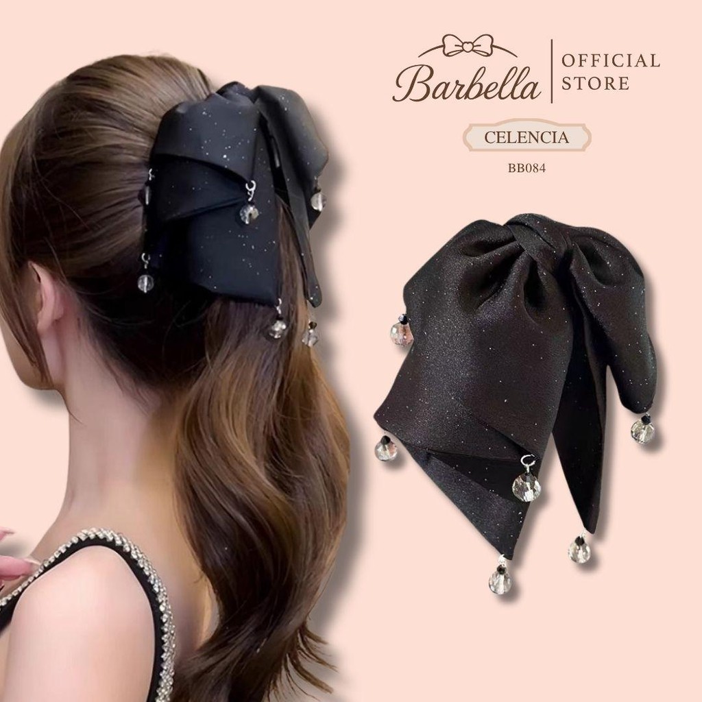 Barbella กิ๊บโบว์ห้อยคริสตัลสไตล์เจ้าหญิง รุ่น Celencia (BB084)