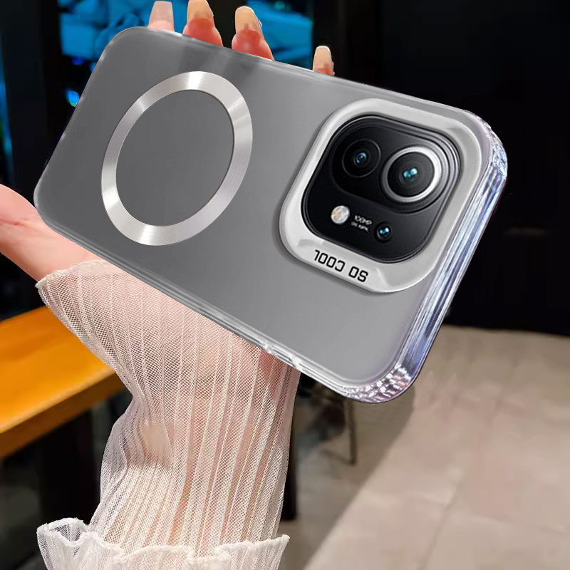 11 Lite Xiaomi 11 Lite 5G NE เคสโทรศัพท์กันชน Anti-Slip Soft Edge แฟชั่นแม่เหล็กดูดแหวนกันกระแทก YBPYWCXQ ราคา ถูกที่สุด ดีลบีเคเค