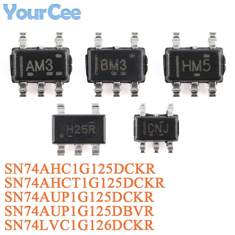 1-5PCS SN74AHC1G125DCKR SN74AHCT1G125DCKR SN74AUP1G125DCKR SN74AUP1G125DBVR SN74LVC1G126DCKR ชิปบัฟเ