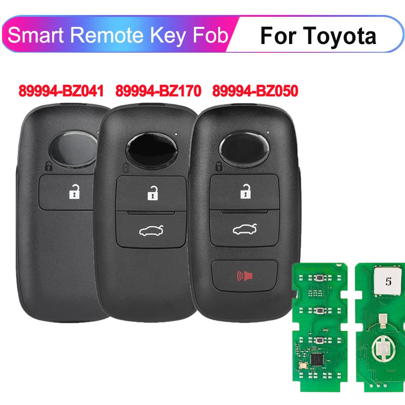 COD Toyota Raize bz041 89994-bz170 89994-bz050 สําหรับ Toyota Raize Rocky สมาร์ทกุญแจรีโมท 434MHz FS
