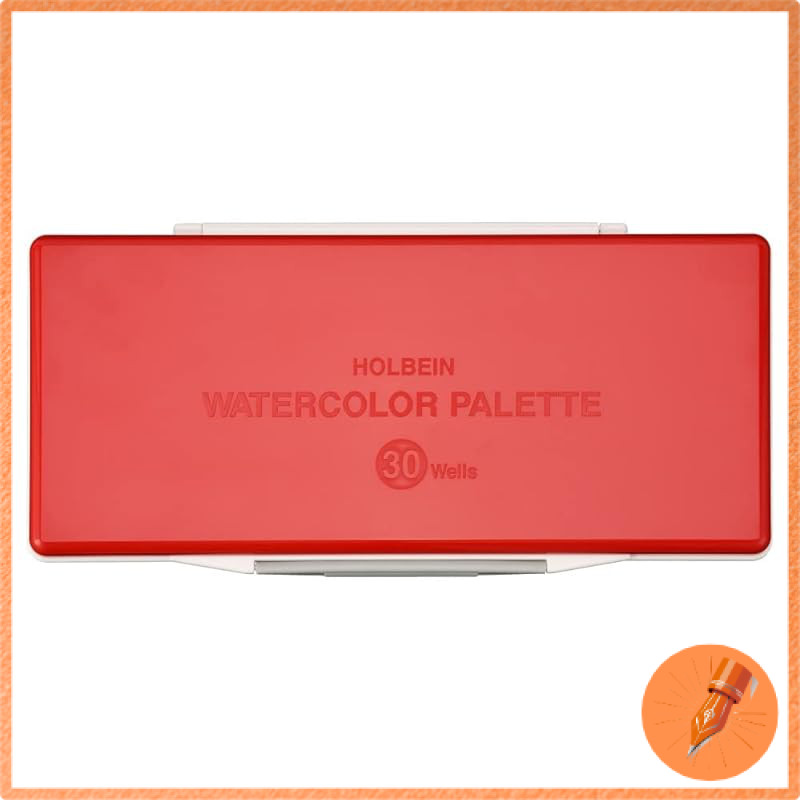 Holbein removable watercolor palette with 30 compartments (32 small wells, 4 large wells) model numb