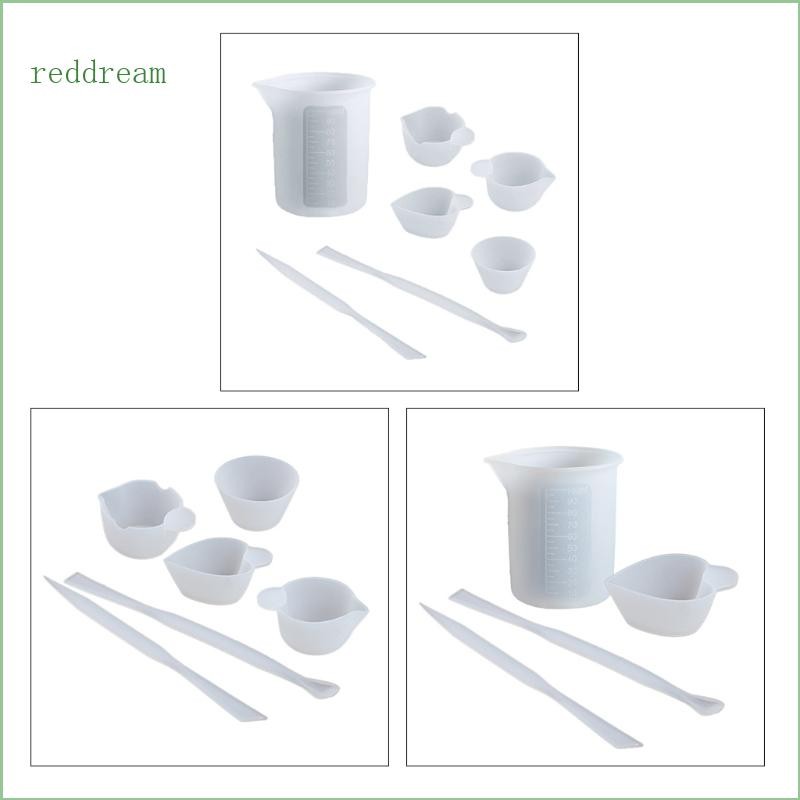 ถ้วยแยกผสมเรซินแบบใช้ซ้ำได้ REDD 100 มล. มาพร้อมสเกลความแม่นยำสูง