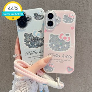 Hello Kittyใช้ได้กับเคสโทรศัพท์ของ Apple เข้ากันได้กับเคสโทรศัพท์ของ iPhone 16 15 14 13 12 11xsmax xr xs xRLHXSF041&042+