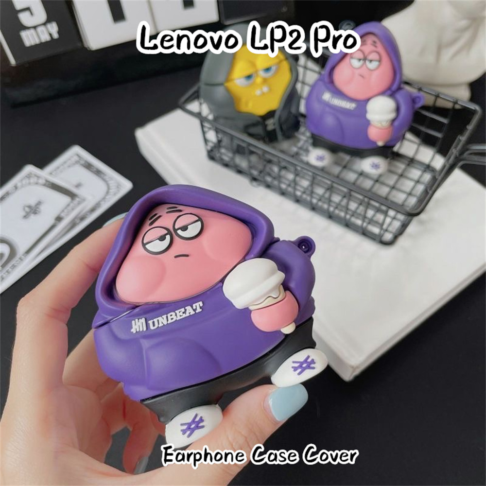 READY STOCK!นําไปใช้กับ Lenovo LP2 Pro เคส Case เคสหูฟัง ซีรีส์การ์ตูนอินเทรนด์ ซิลิโคนนุ่ม เคส เคสห