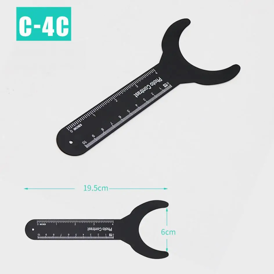 1pcs Autoclavable ทันตกรรม Photo Contrast สีดําพื้นหลัง รูปที่ 4