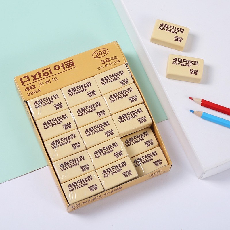Toything ยางลบ 4B ยางลบศิลปะ สำหรับนักเรียนลบตอนทำข้อสอบ/วาดภาพ#H011