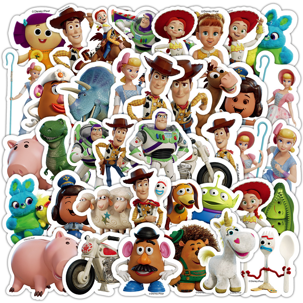 50 ชิ้น Toy Story 4 สติกเกอร์ - ตกแต่ง DIY สําหรับวารสาร, สมุดบันทึกและหัตถกรรมโครงการ