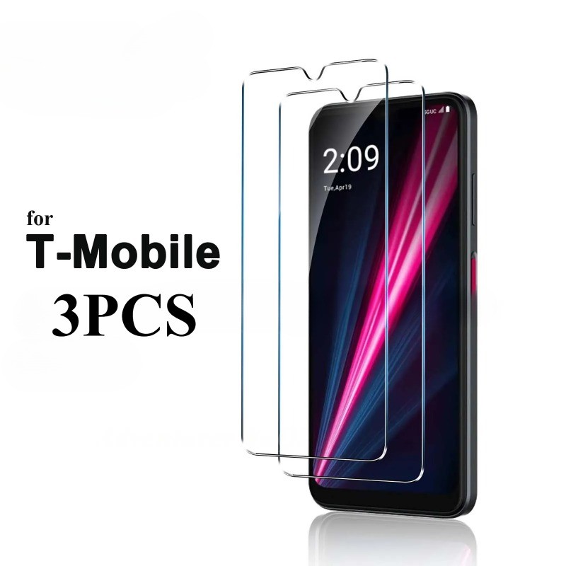 สําหรับ T-Mobile Revvlry + 1-3 ชิ้น HD ฟิล์มกระจกนิรภัยสําหรับ T-Mobile REVVL V 7 6x 6 4 5G Pro Plus