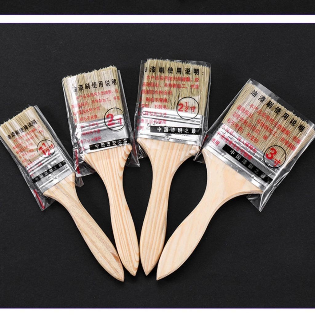 แปรงทาสีมาตรฐานช่าง ด้ามไม้แข็งแรง ขนแปรงหนาแน่น ใช้ได้ทั้งทาสีและทำความสะอาดมุมแคบ งานช่างจบครบในตัวเดียว - รูปที่ 7