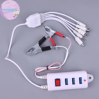 MyriadU 3USB คลิปพร้อมเครื่องชาร์จเครื่องชาร์จโทรศัพท์มือถืออินเทอร์เฟซ USB เครื่องชาร์จโทรศัพท์มือถือแบตเตอรี่สากล TH