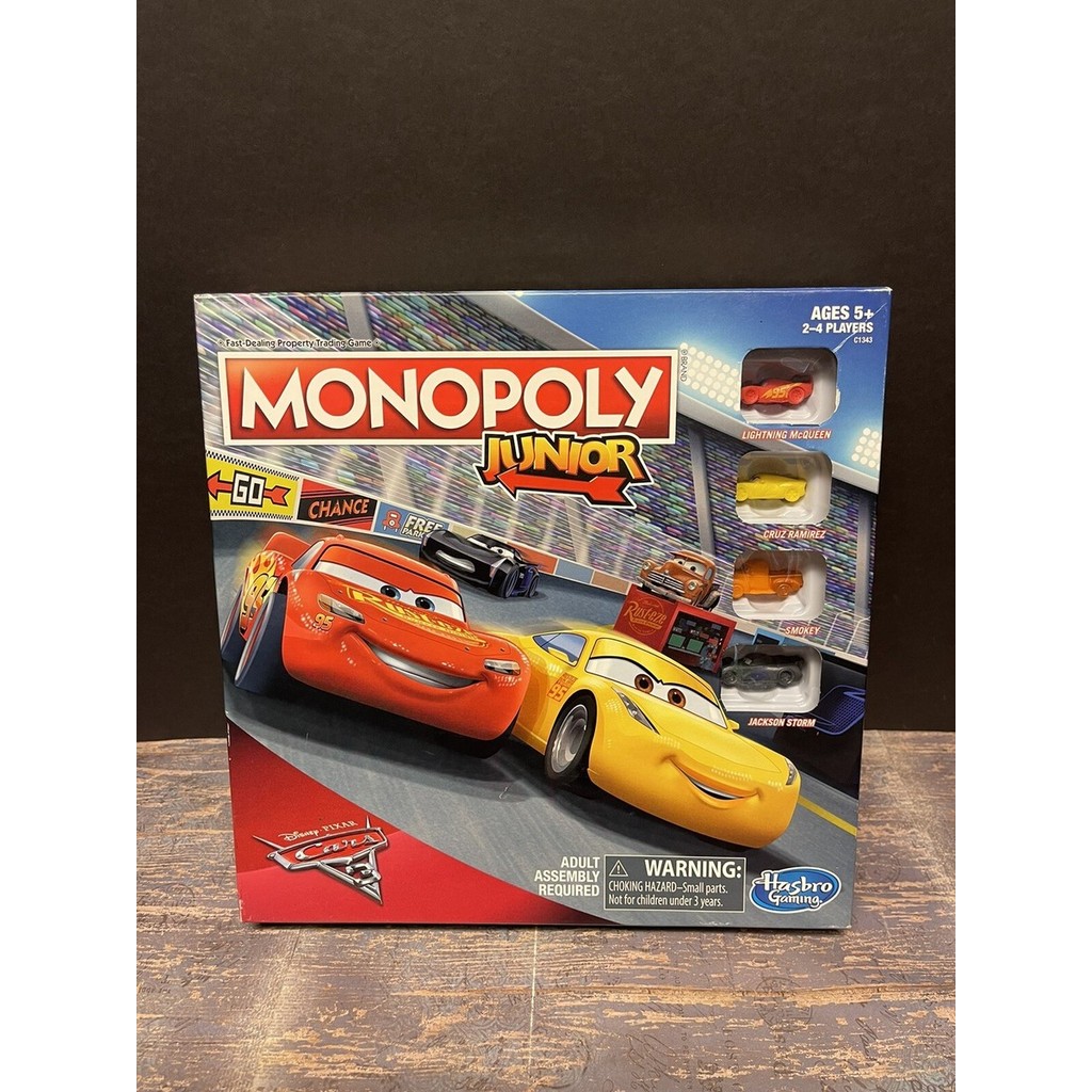 Monopoly Junior English Monopoly - Cars Pixar