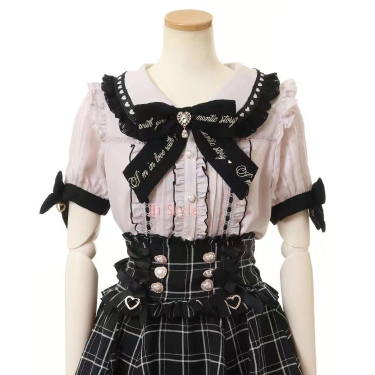 เสื้อน่ารักและหวานสไตล์ญี่ปุ่น Jirai kei โดย Lizlisa ลายลูกไม้