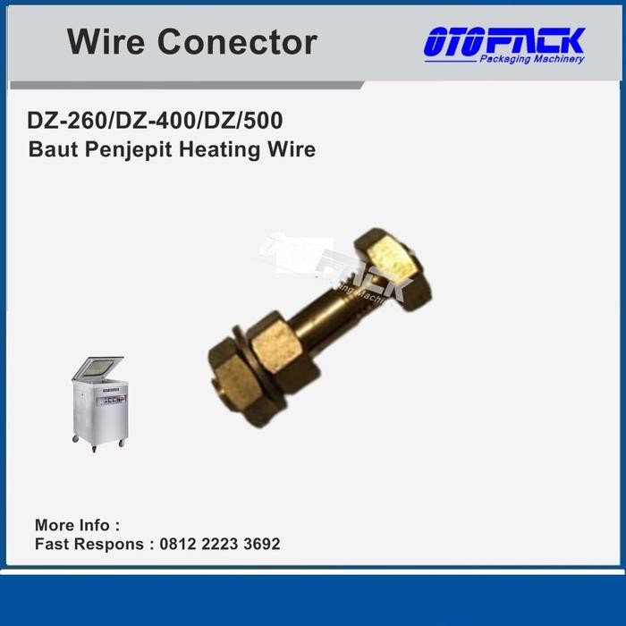 MESIN เครื่องซีลสูญญากาศ Dz-260 DZ-400/DZ-500 เครื่องทําความร้อนแคลมป์ลวด Bolt Elmen เครื่องทําความร