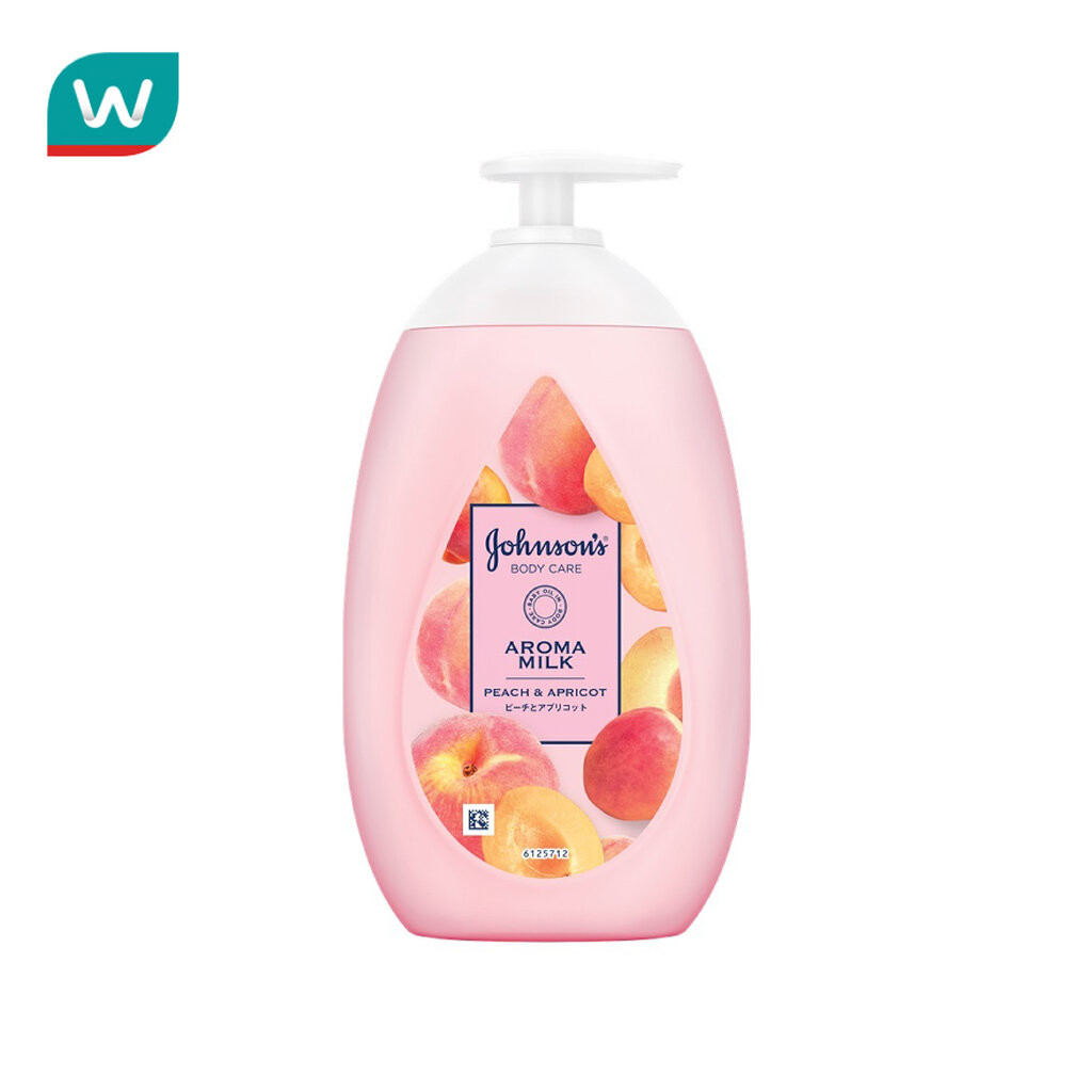 Johnson จอห์นสัน บอดี้ แคร์ อโรม่า มิลค์ พีช แอนด์ เอพริคอต 500 มล.