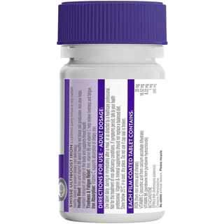 Swisse Ultiboost Iron 30 Tablets ธาตุเหล็ก บำรุงเลือด ป้องกันโลหิตจาง เหน็บชา