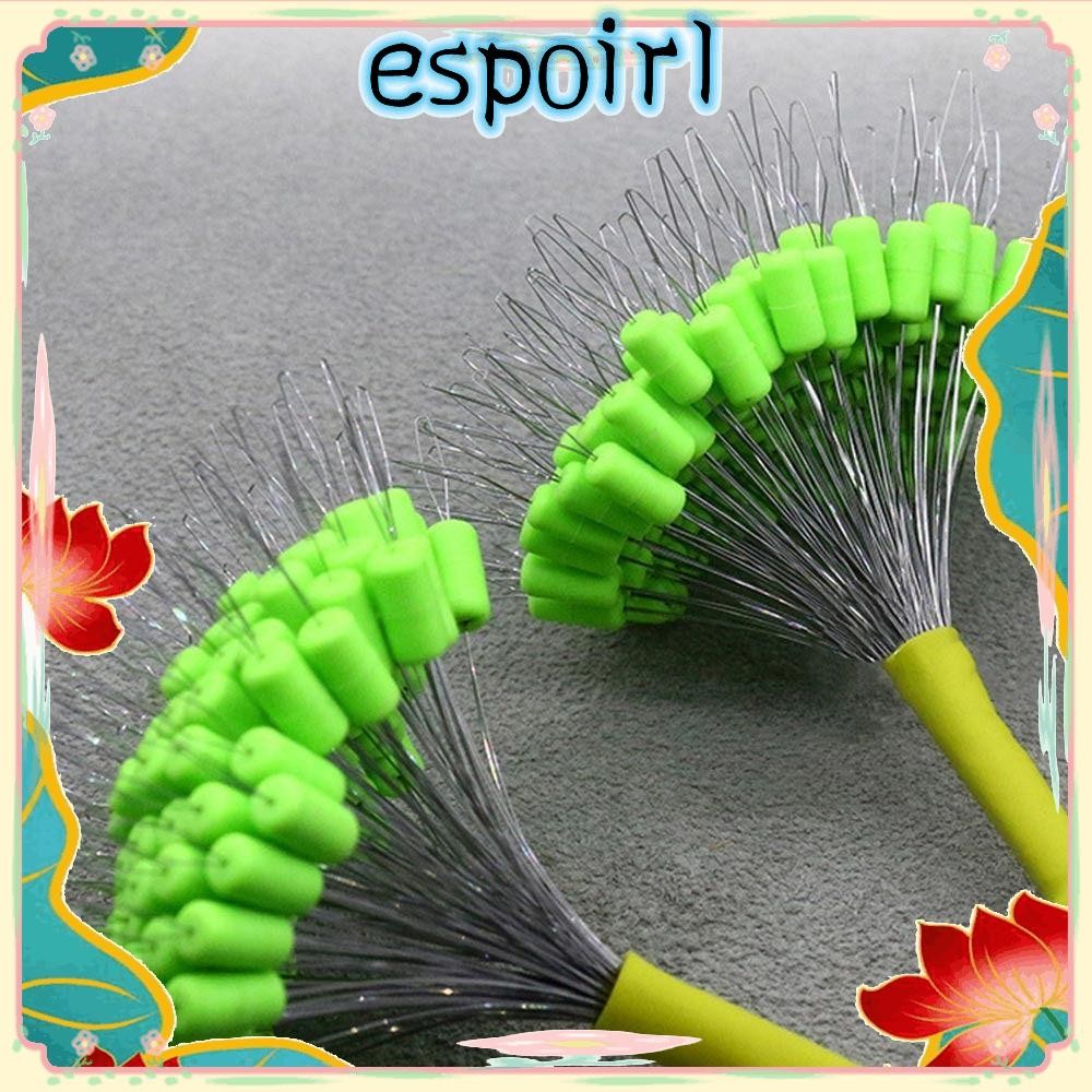 ESPOIR 200 ชิ้นตกปลา Bobber Stopper, Line Tackle อุปกรณ์เสริม Float Rubber Bean, High Concentrated Soft Space Beans Lakes Rivers Sea