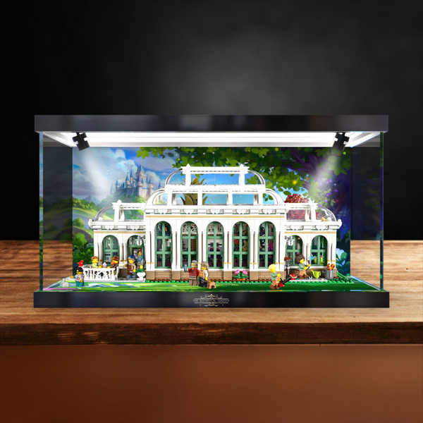 ตัวต่อเลโก้ เลโก้กุหลาบ เลโก้ lego lego ดอกไม้ lego flower bouquet เลโก้ดอกไม้ กุหลาบเลโก้ lego flower เหมาะสําหรับ Lego 21353 Plant Garden Creative รุ่น IDEAS Series กล่องแสดงอะคริลิค HD ป้องกันฝุ่น