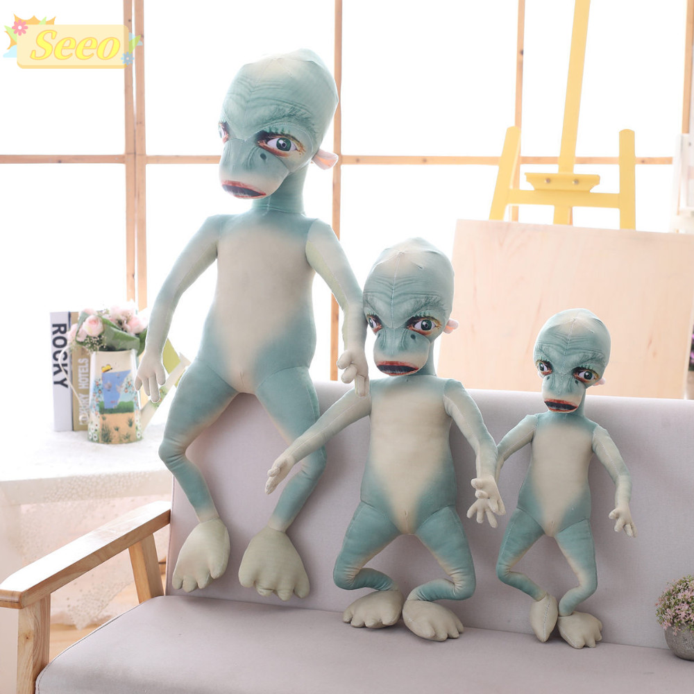 Seeo ตุ๊กตาเอเลี่ยนบ้า, ของเล่นตุ๊กตาตุ๊กตาการ์ตูน, ของเล่นตุ๊กตา 60 ซม. จําลองคนต่างด้าว