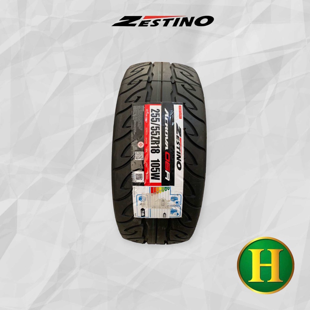 255/55R18 105W ZESTINO ACROVA-06R ยางใหม่กริ๊กปี 2022🎏ราคา1เส้น✅ แถมจุ๊บลมยางแท้👍 มีรับประกันนาน 365