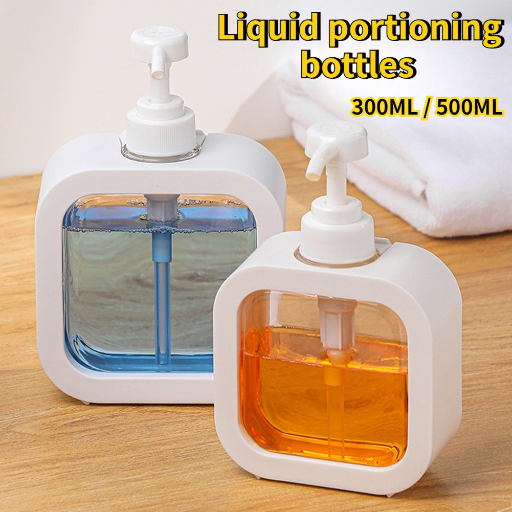 300ML 500ML เครื่องจ่ายสบู่ Liquid แชมพูขวดสบู่โลชั่นแชมพูขวดปั๊ม Botol Sabun