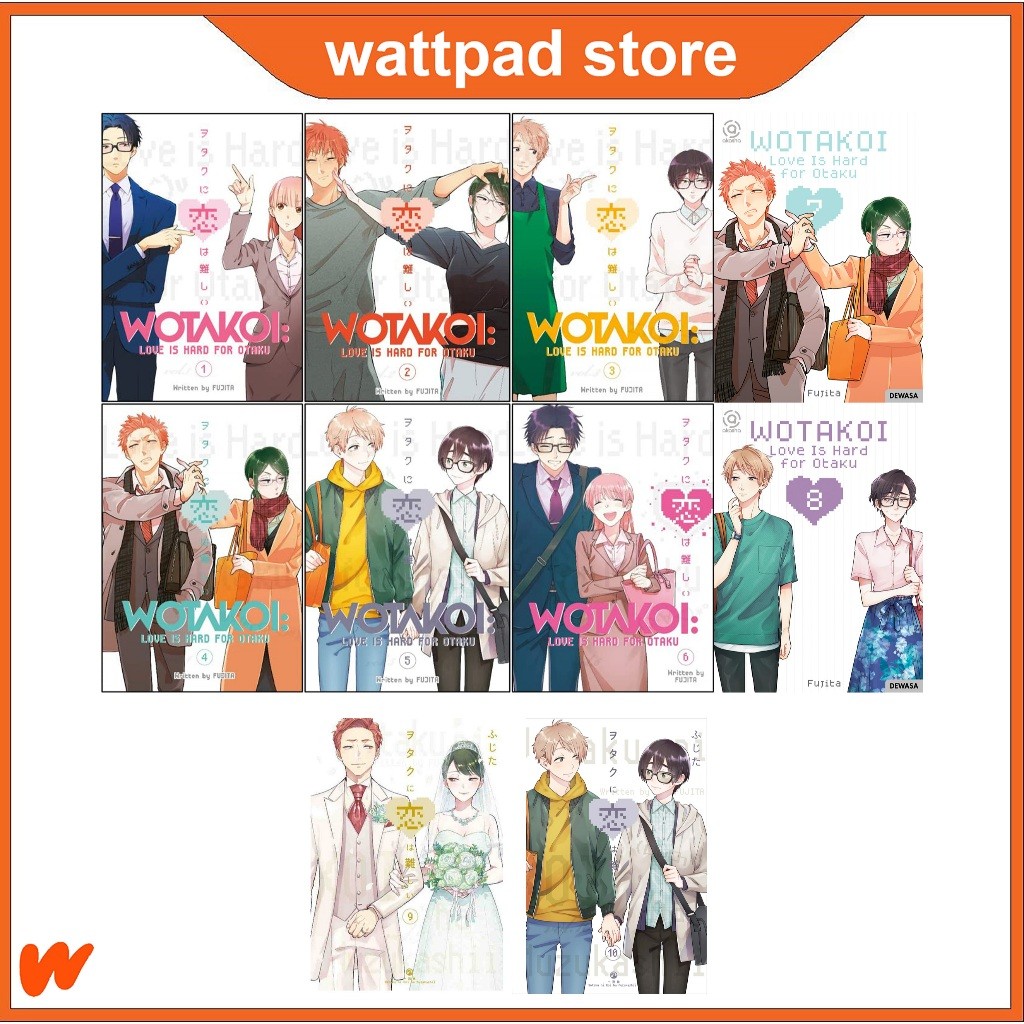 Manga Wotakoi: Love is Hard for Otaku (6 เล่ม) ENGLISH