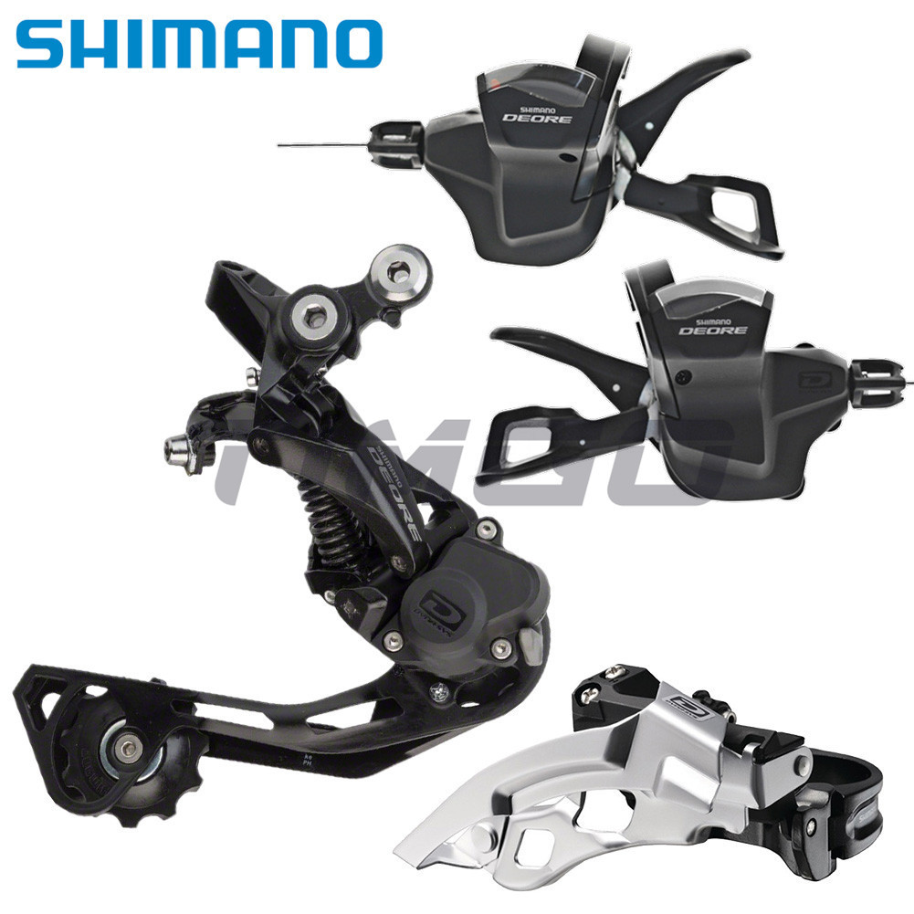 ชุดเกียร์ Shimano Deore M6000 สำหรับจักรยานเสือภูเขา รวม FD-M610, RD-M6000 และตัวเลือกเกียร์ SL-M600