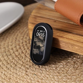 เคสซิลิโคนสําหรับ Xiaomi Mi Band 10 8 9 NFC soft Protector กันชน Shell Hollow Out Cases กรอบกันชนอุปกรณ์เสริม