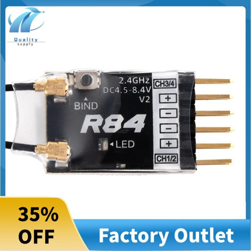 สําหรับ R84 V2 4CH ใช้งานร่วมกับ PWM RC Receiver สําหรับ D8 D16 SFHSS TX12 T16S เครื่องส่งสัญญาณ