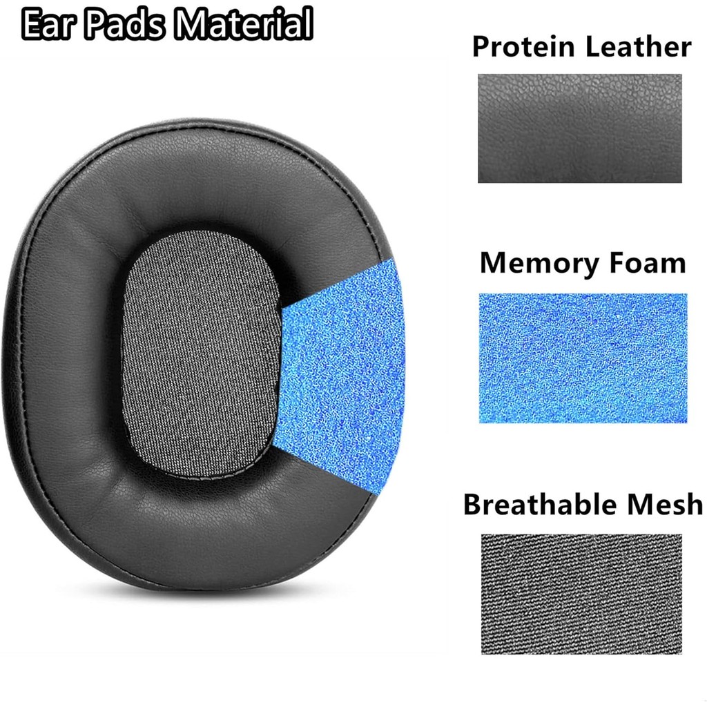 TaiZiChangQin K361BT แผ่นรองหูฟังเบาะหน่วยความจําโฟมเปลี่ยนเข้ากันได้กับ AKG K361 K361BT K371 K371BT