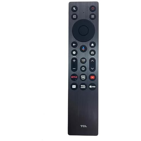 NTQinParts Voice TV รีโมทคอนโทรล Controller สําหรับ TCL 55QM6K 55 นิ้ว, 65QM6K 65- นิ้ว, 75QM6K 75- 
