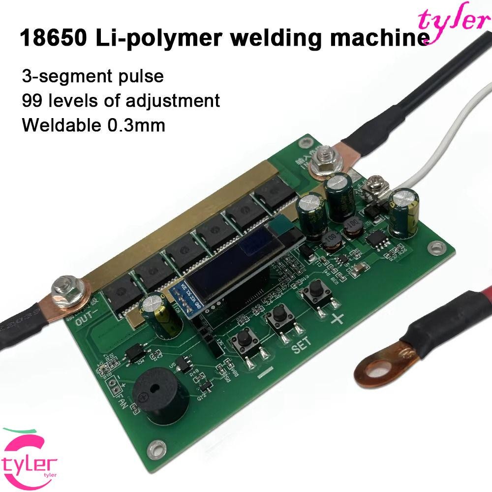 TYLER 99 Gears 12V Spot Welder Module, Spot PCB Circuit Board Real-Time Display Welder Control Board Set, สองด้านเอาต์พุตทองแดงเชื่อมปากกา Clearly Marked Spot Kit