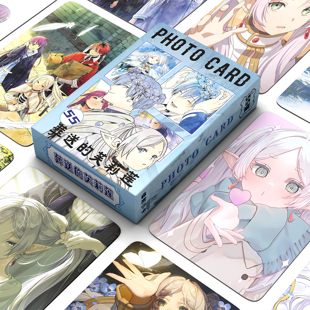 < Frieren: Beyond Journeys End > Burial Frieren Laser Photocard สินค้าอนิเมะ Self-Printing Bar Photo