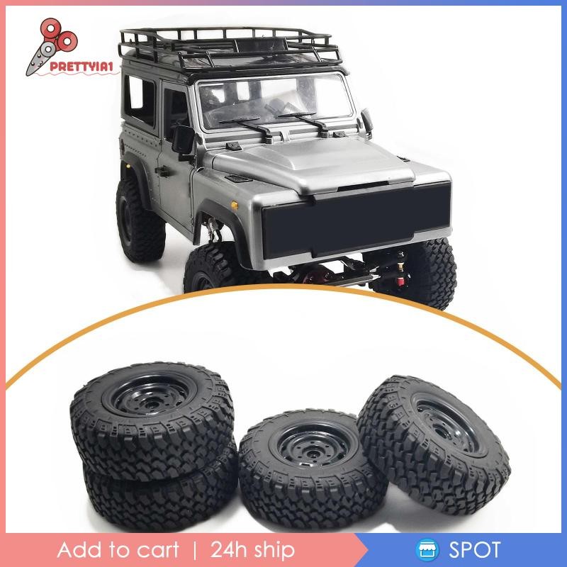 [Prettyia1] 4x 1:12 Scale RC ล้อยาง RC อะไหล่ประสิทธิภาพสูง RC รถ Scale อุปกรณ์เสริมอุปกรณ์เสริมสําห