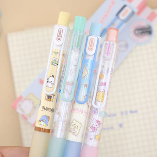 Oniso ชุดปากกาเจล1ด้ามพร้อมไส้2แท่ง ลายการ์ตูนSanrio ขนาด0.5mm. หมึกสีน้ำเงิน - สินค้าลิขสิทธิ์แท้