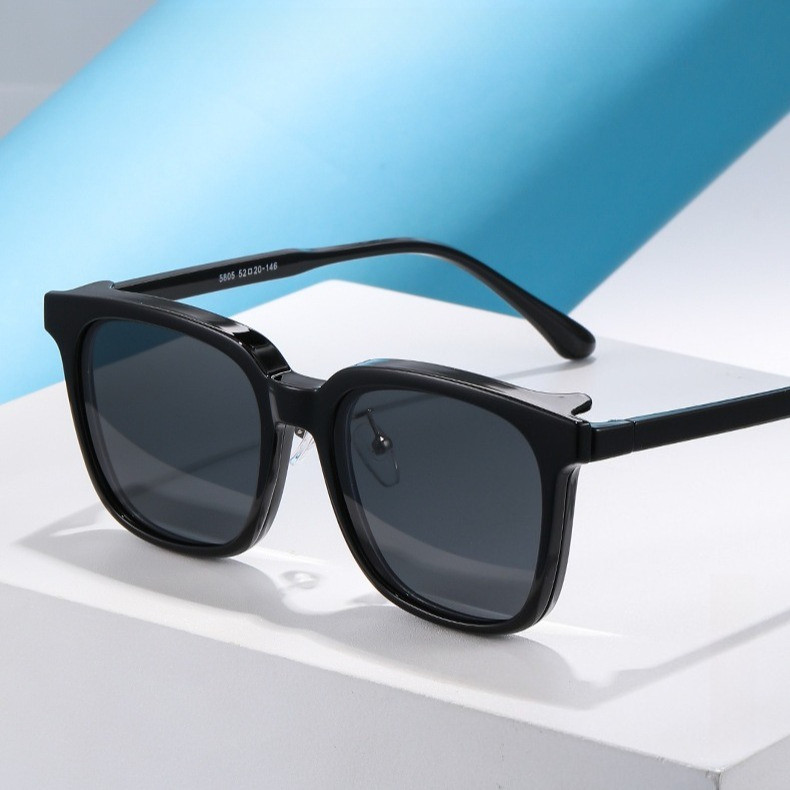 แว่นกันแดดโพลาไรซ์ 3 ใน 1 สำหรับทั้งชายและหญิง พร้อมชุดเลนส์ และแว่นตาคลิปออน - รูปที่ 2