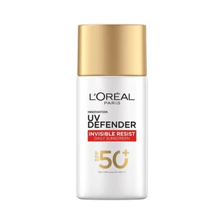L'Oreal ลอรีอัล ปารีส ยูวี ดีเฟนเดอร์ อินวิซิเบิ้ล รีซิส เดลี่ ซันสกรีน เอสพีเอฟ 50+ ขนาด 50 มล.