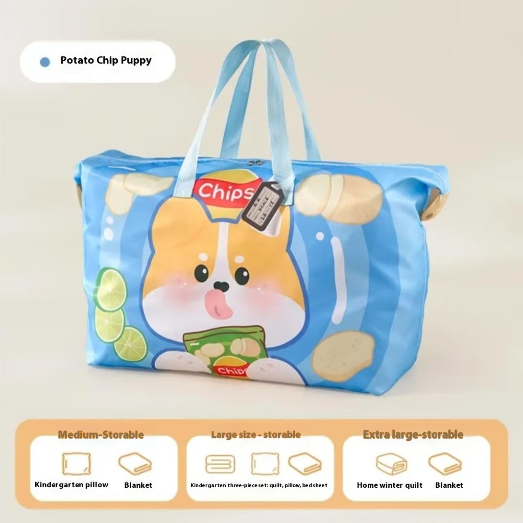 ผ้านวมเด็กอนุบาลผ้าปูที่นอนกระเป๋าเก็บกระเป๋าการ์ตูนน่ารักความจุขนาดใหญ่ถุงบรรจุมือถือผ้านวม ถุง - รูปที่ 5