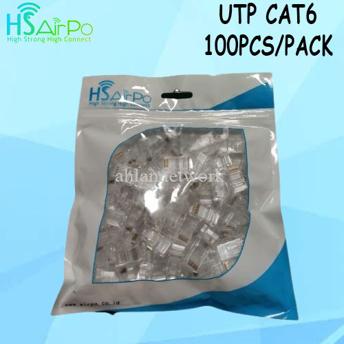 HSAIRPO CONNECTOR RJ45 UTP CAT6E