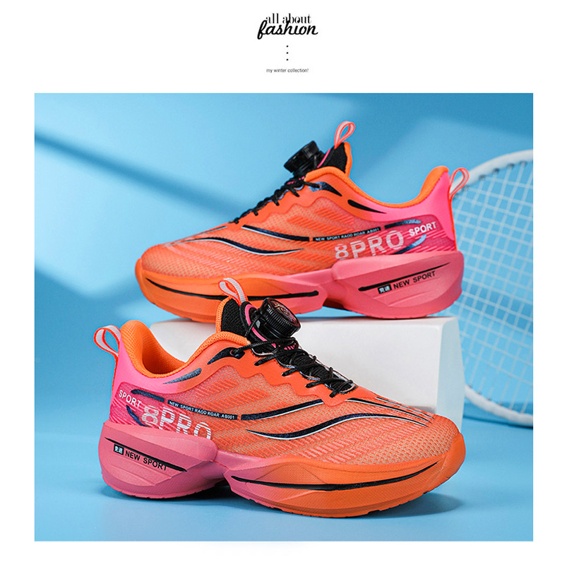 กระต่ายสีแดง 8pro แผ่นคาร์บอน Racing รองเท้าวิ่งนักเรียนชายเด็ก Midsole c10pro รองเท้าวิ่งกีฬารองเท้