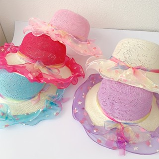 หมวกป้องกัยแสงแดดสำหรับ 여름 - ออกแบบแบบปีกกว้างจากฟาง สไตล์หม…