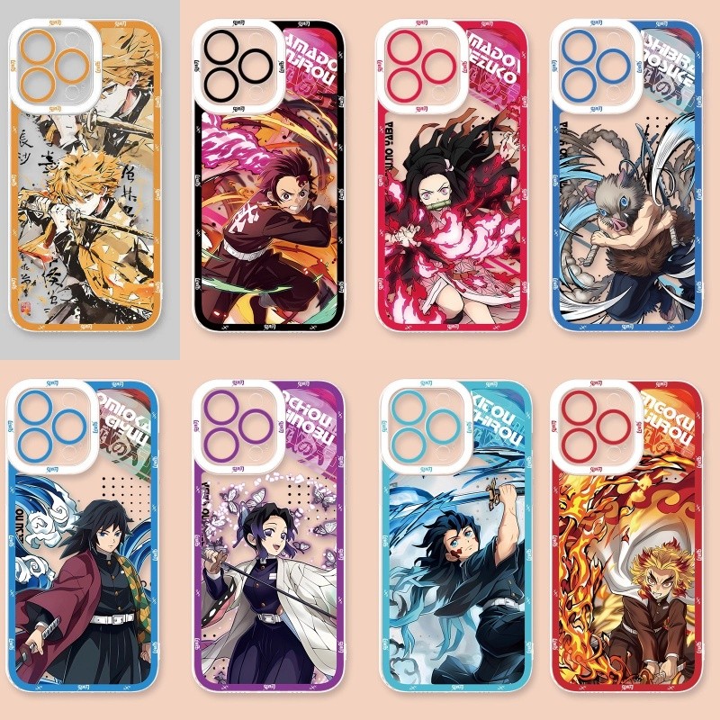 สําหรับIphone 16E 6 6S 7 8 Plus SE 2 3 4 X XS 11 12 13 Pro 13 Miniเคสโทรศัพท์อะนิเมะDemon Slayer Kam