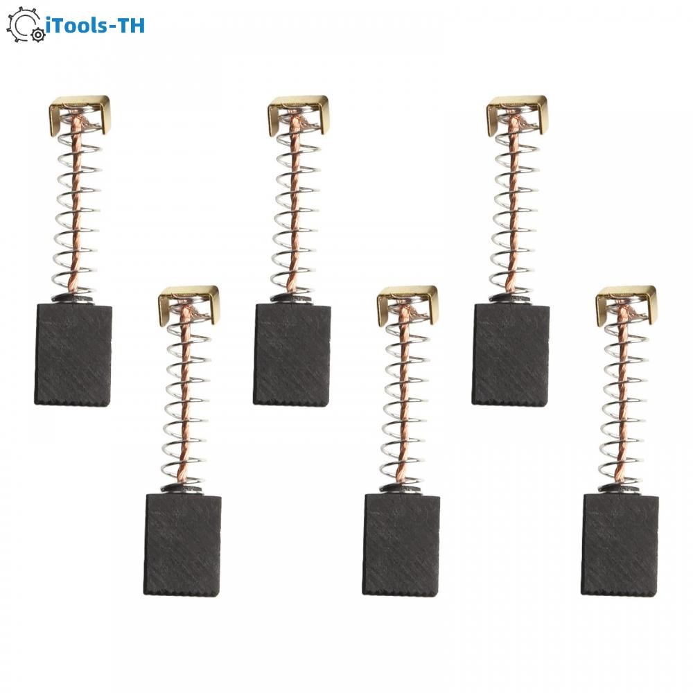 【iTools】Carbon Brushes Set for Parkside PBH 1500 A1 6pcs 6x10x14mm for Motor MaintenanceHot Sale