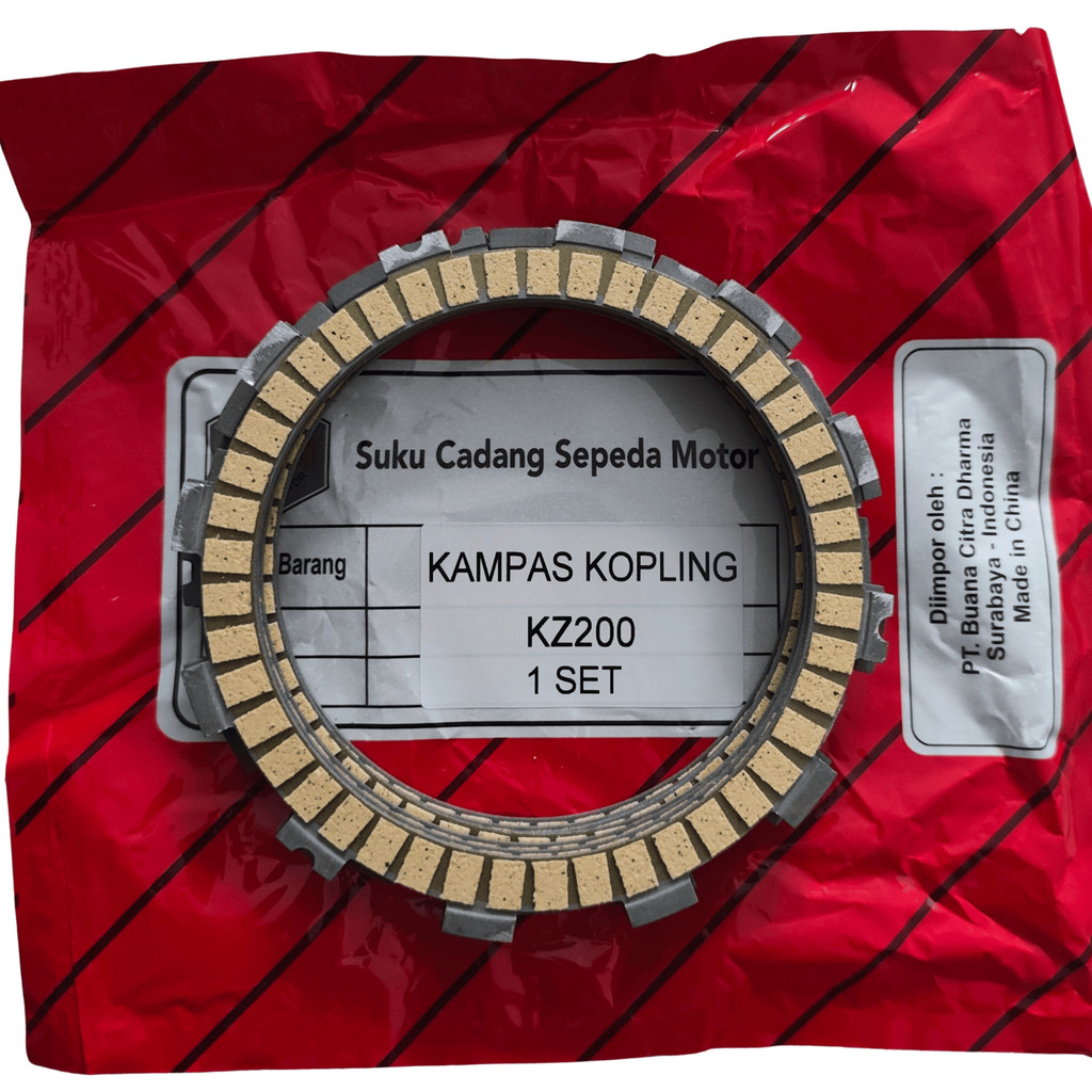 แผ่นคลัทช์ Kawasaki KZ200 KZ 200 Binter merzy ผ้าปิด Kawasaki KZ200 KZ 200 Binter merzy