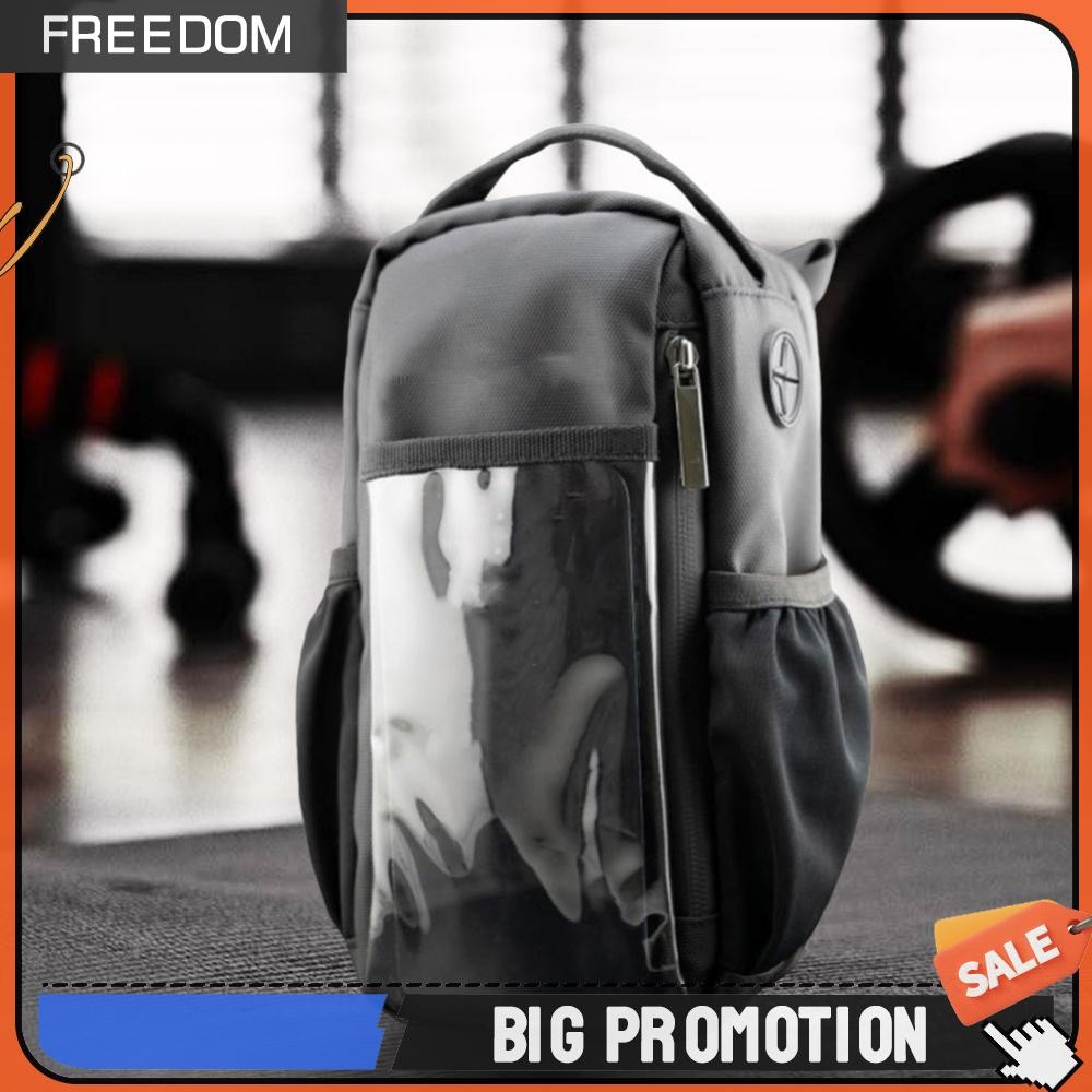 Magnetic Gym Sling Bag W/ Bottle Holder Gym Chest Pouch for Travel Sport Fitness