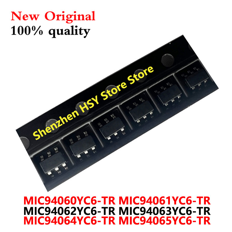 (5 ชิ้น) ใหม่ MIC94060YC6-TR MIC94061YC6-TR MIC94062YC6-TR MIC94063YC6-TR MIC94064YC6-TR MIC94065YC6