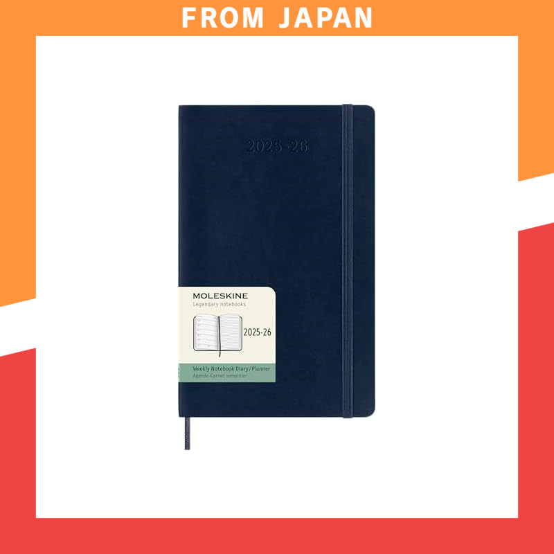 Moleskine Planner 2025, Starts in July, 18-Month Weekly Diary, Pocket Size (9cm x 14cm), Soft Cover,