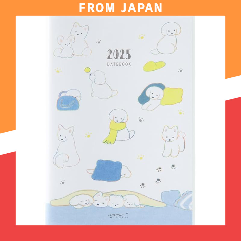 Midori B6 Weekly Pocket Diary 2025 - Various Designs (Starting January 2025)