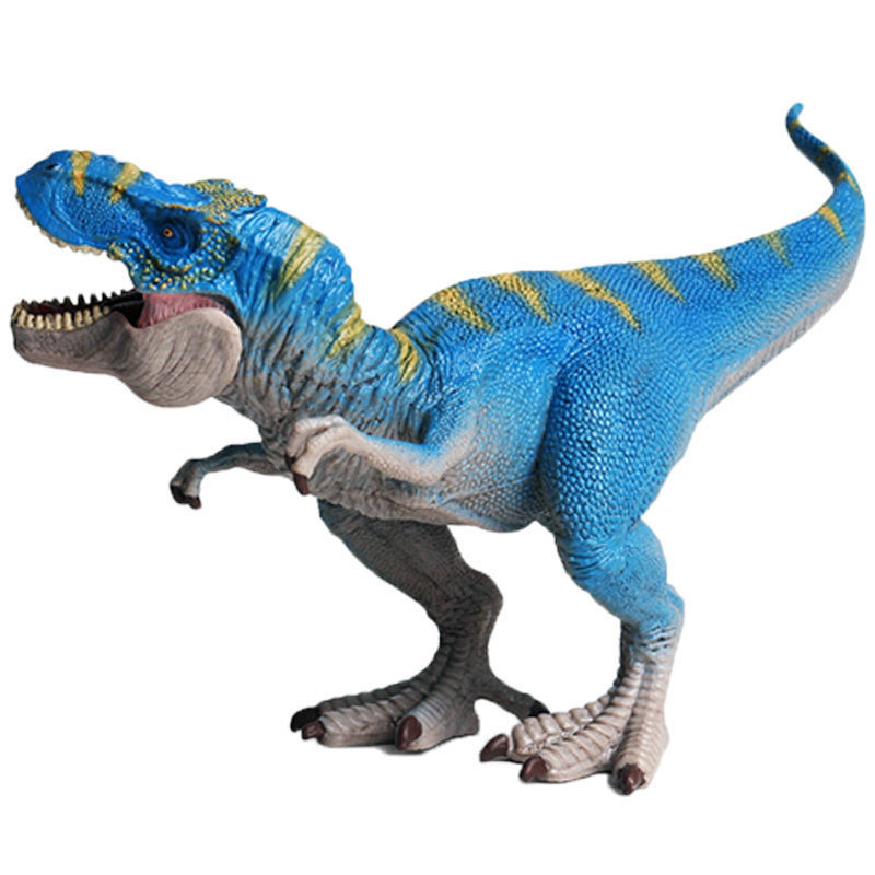 Blue Rex Tyrannosaurus Rex ขนาดใหญ่ Tyrannosaurus ของเล่นไดโนเสาร์จําลอง Tyrannosaurus Velociraptor 