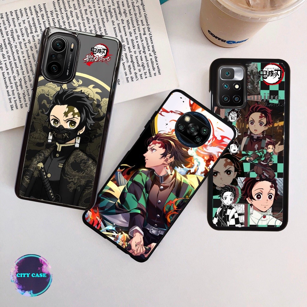 [NN30] เคสแบบกําหนดเองเคลือบเงา XIAOMI POCO F1 F2 F3 M3 X3 PRO NOTE 10 4G - NOTE 10 5G ANIME TANJIRO